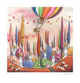over the rainbow framed print by artist dale bowen