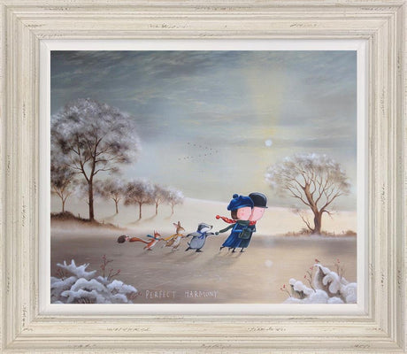 perfect harmony framed print by artist michael abrams