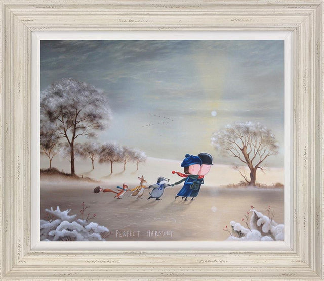 perfect harmony framed print by artist michael abrams