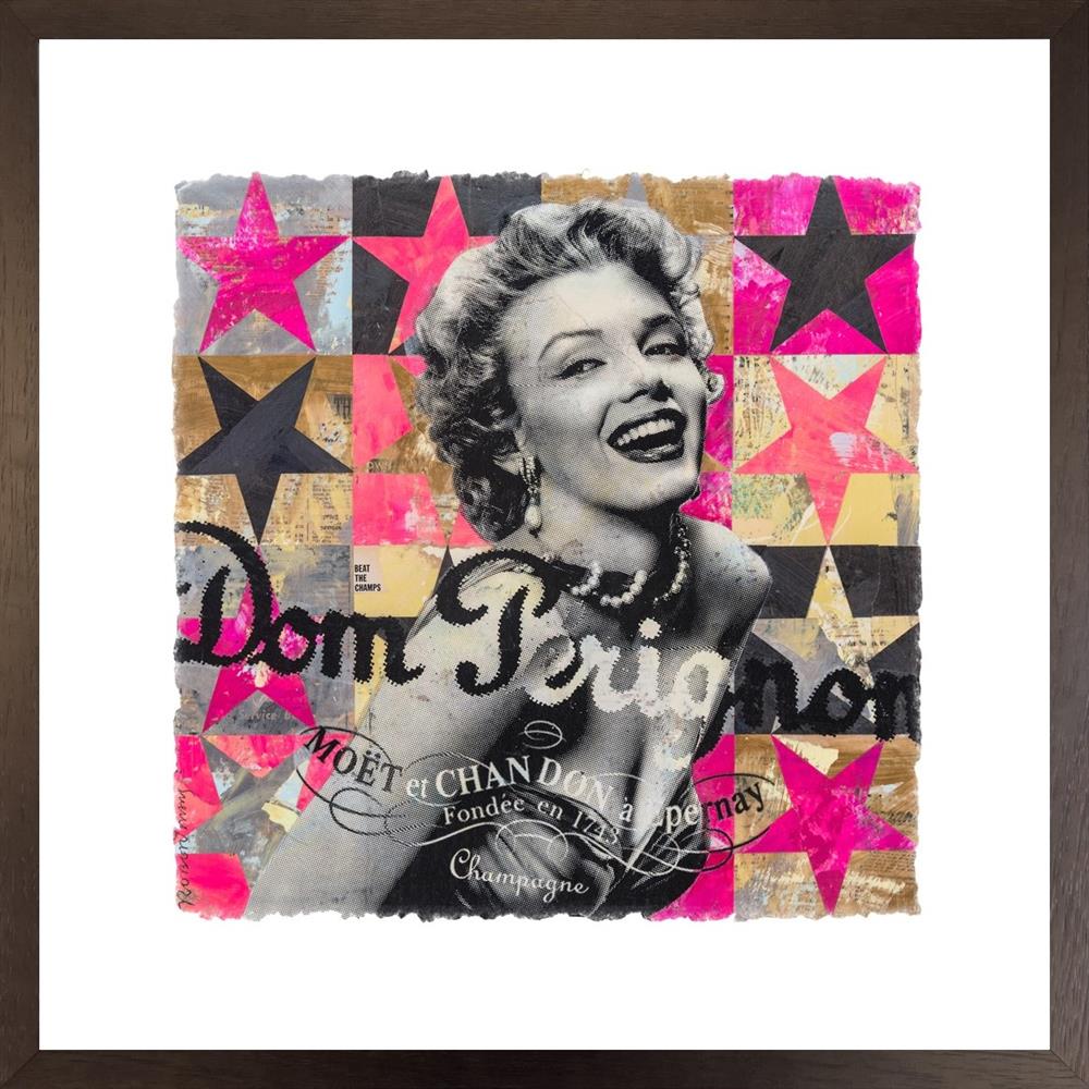 stars and smiles framed print by artist robert mars