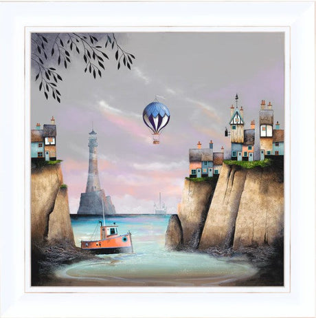 the cove framed print by artist gary walton