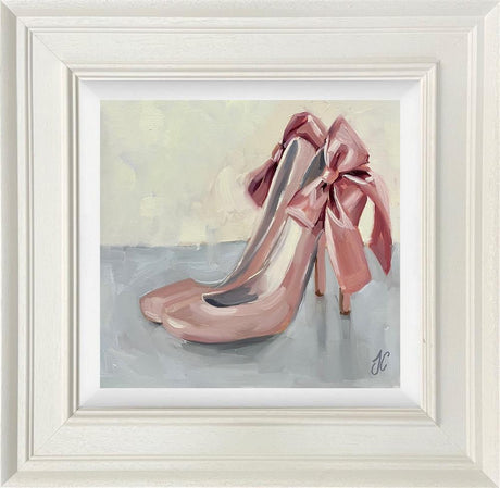 the perfect ribbon original framed by artist joss clapson