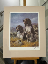 a  welcome break mounted print by artist john trickett