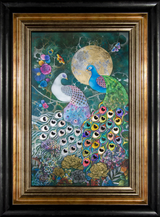 alchemy print framed in black by artist kerry darlington