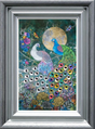 alchemy print framed in silver by artist kerry darlington