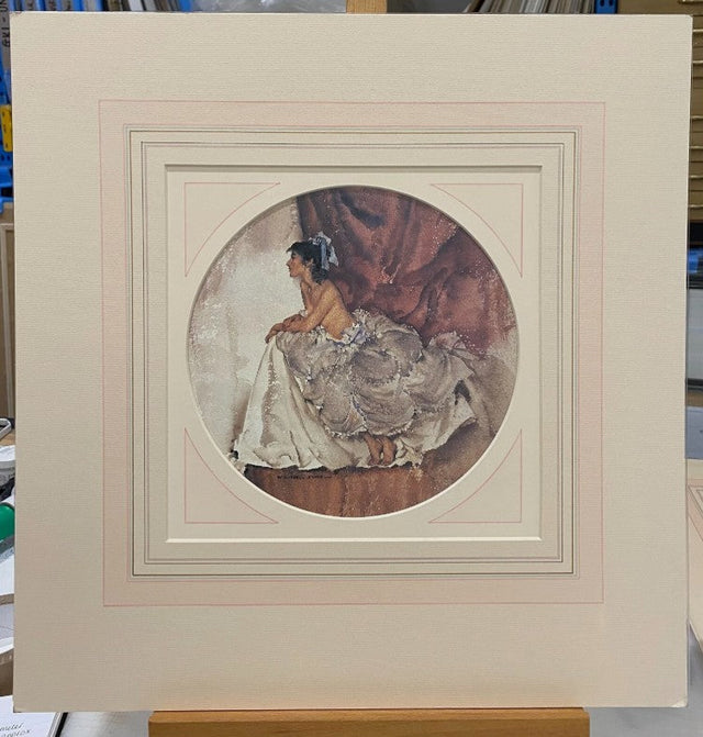 amanda mounted print by artist russell flint