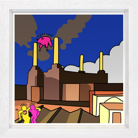 anmals print framed in white by artist tboy