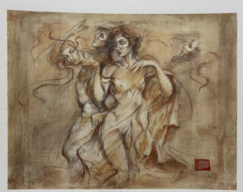 back to back print by artist joy kirton smith