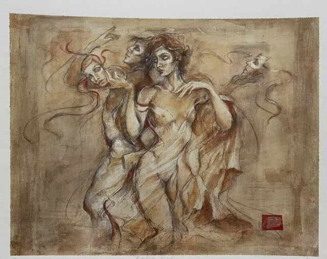 back to back print by artist joy kirton smith