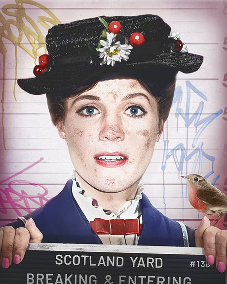 breaking and entering print  by artist jj adams
