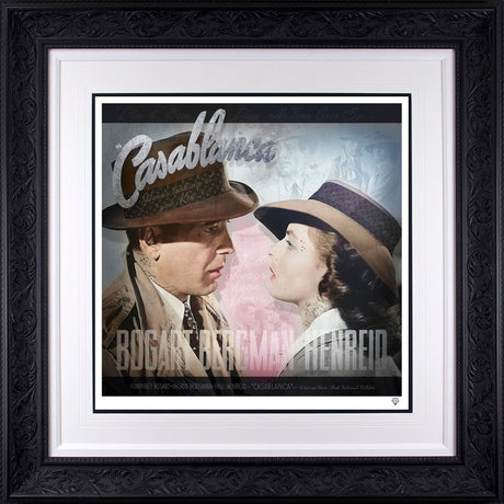 casablance deluxe print framed by artist jj adams