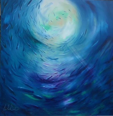circle of life print by julie ann scott