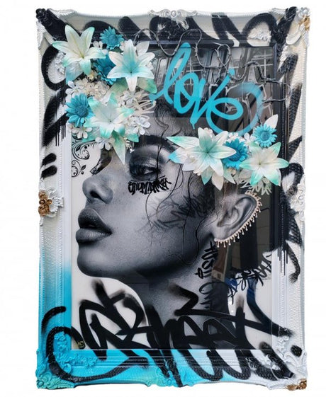 city of love framed print by artist ghost