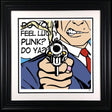 clint eastwood pop framed print by artist jj adams