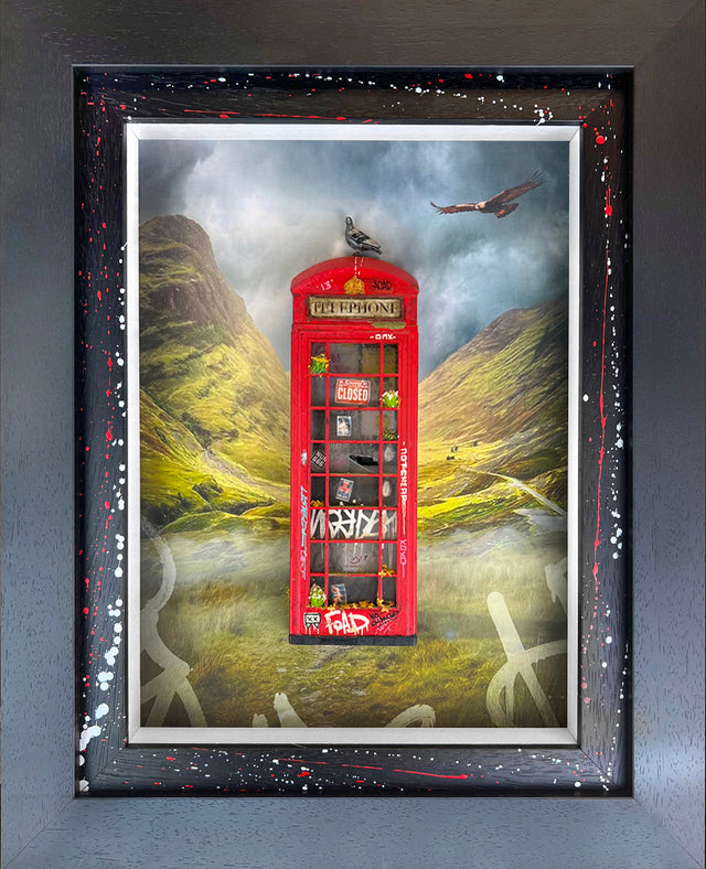 collect call glencoe wall sculpture framed by artist jj adams