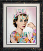 colour queen tattoo studio stencil collection print framed variation 1 by artist jj adams