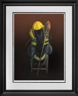 come the revolution framed print by artist angus gardner
