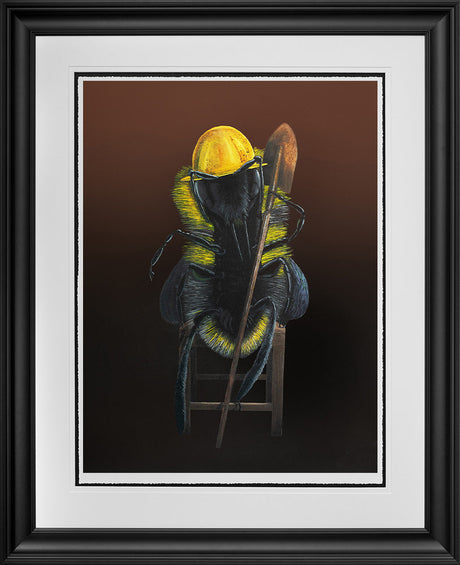 come the revolution framed print by artist angus gardner