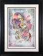 cool britannia print framed in black by artist jj adams