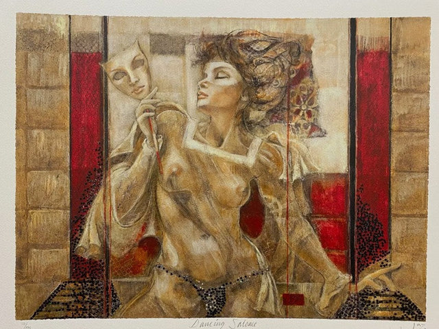 dancing salome print by artist joy kirton smith