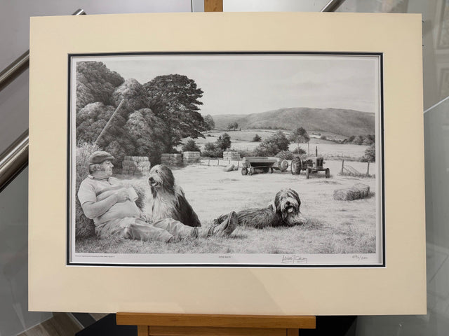 done balin mounted print by artist mike sibley