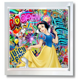 don't be a lady framed print by artist #onelife183