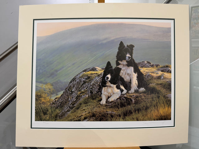 end of a working day mounted print by artist steven townsend
