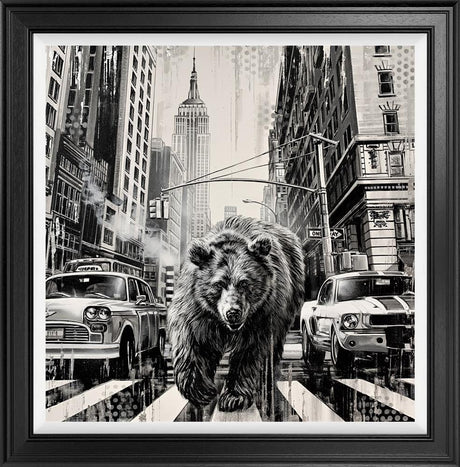 endangered empire framed print by artist ben jeffery