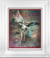 eros print framed in white by artitst jj adams