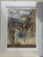 falling angel mounted print by artist graham illingworth