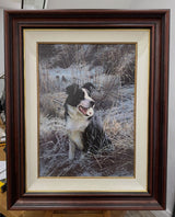 first frost canvas framed print by artist steven townsend