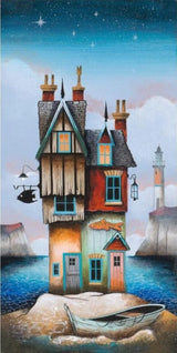 fish out of water print mounted by artist gary walton