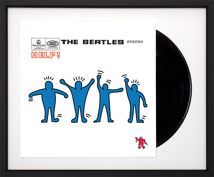 help album cover with vinyl record framed by artist tboy
