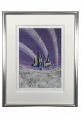 home fires north framed print by artist bret burkmar