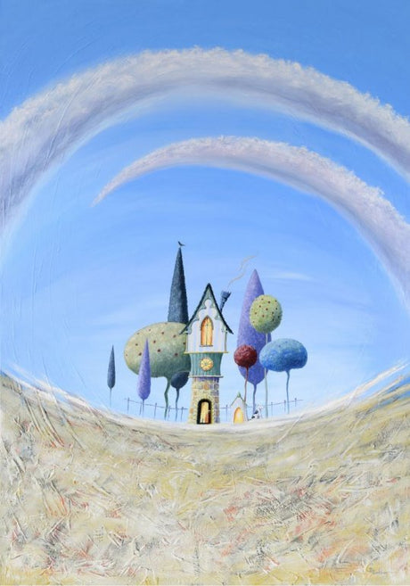 home fires south mounted print by artist bret burkmar