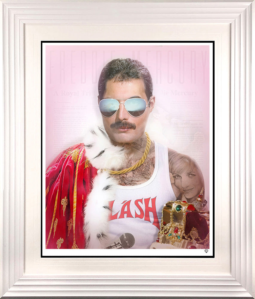 i want it all framed in white by artist jj adams