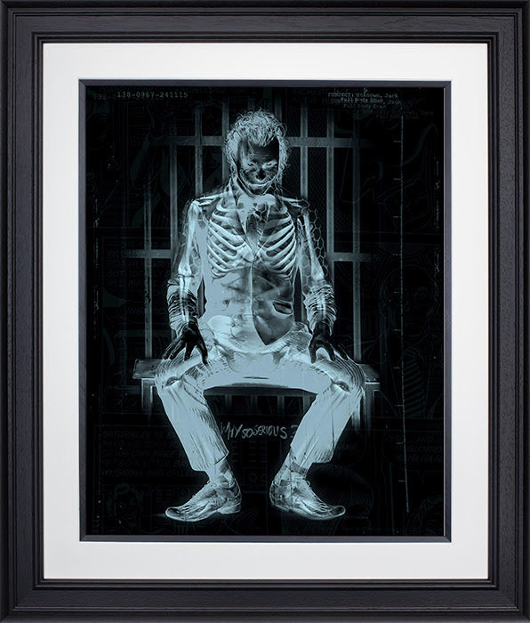 i'm not a monster lenticular framed print view 2 by artist jj adams