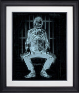 i'm not a monster lenticular framed print view 2 by artist jj adams