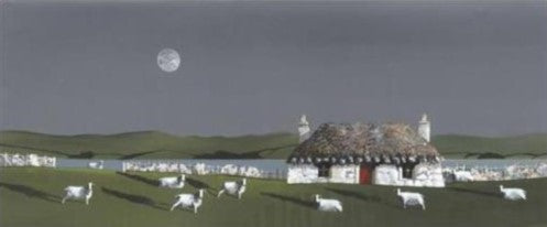 island croft mounted print by artist nick potter