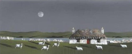island croft mounted print by artist nick potter