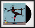 island life album cover with vinyl record framed by artist tboy

