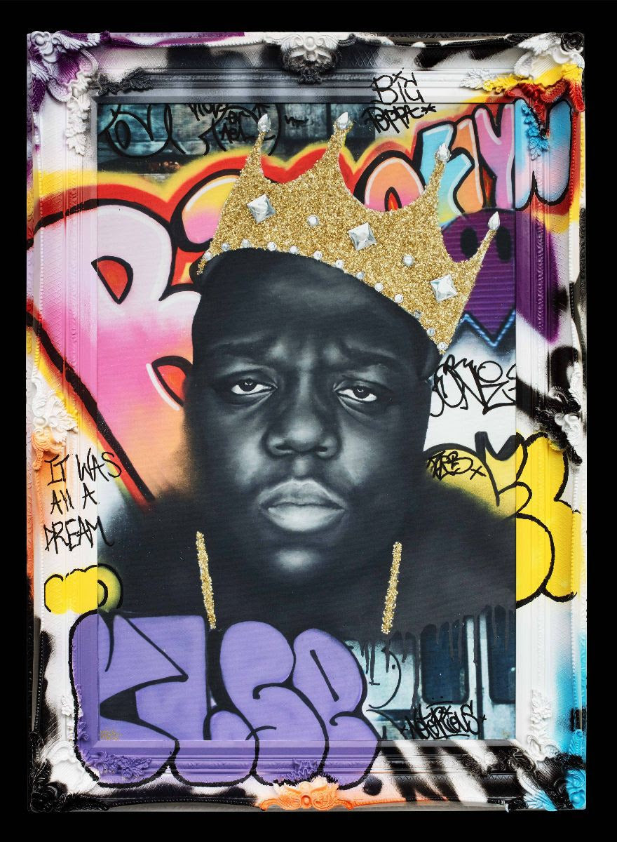 it was all a dream framed print by artist ghost