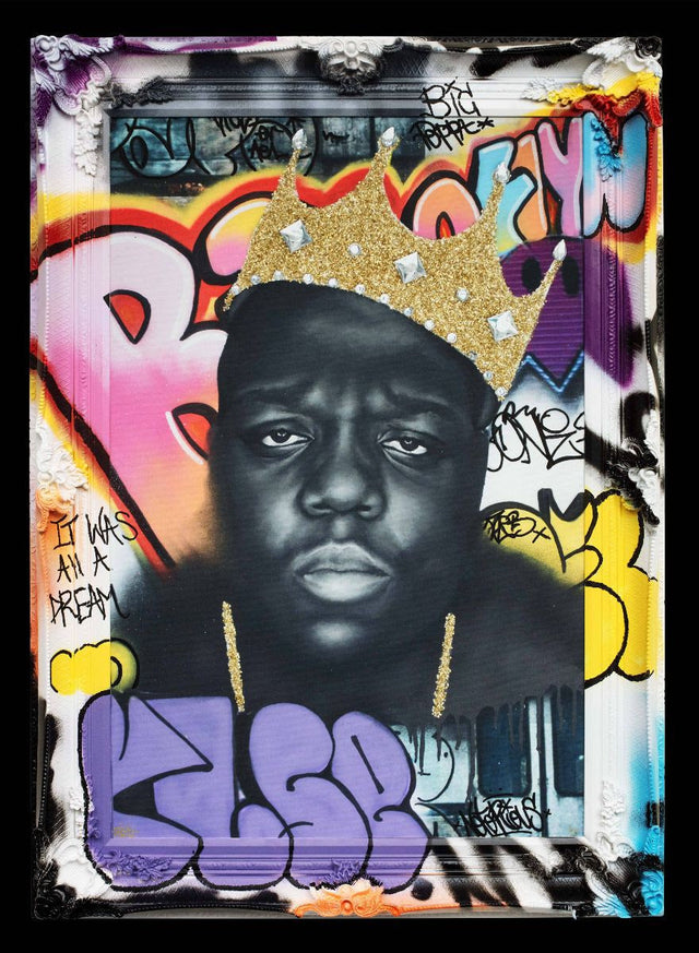 it was all a dream framed print by artist ghost