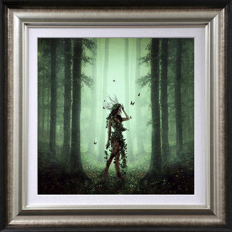 ivy framed print by artist michelle mackie