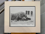 just dreaming mounted print by artist mike sibley