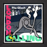 london calling print framed in black by artist tboy