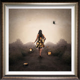 losing track of time deluxe framed print by artist michelle mackie