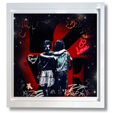 love is all you need framed print by artist #onelife183
