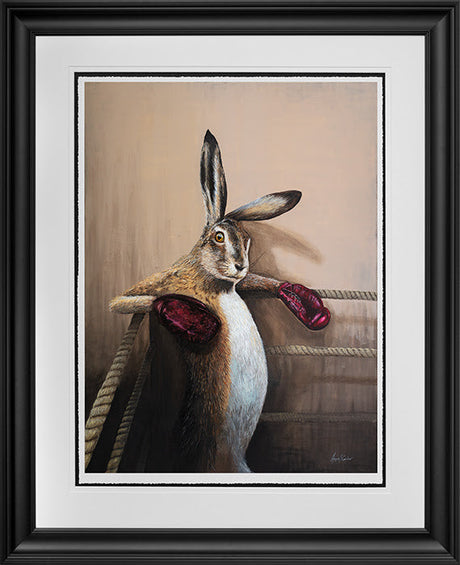 marciano framed print by artist angus gardner