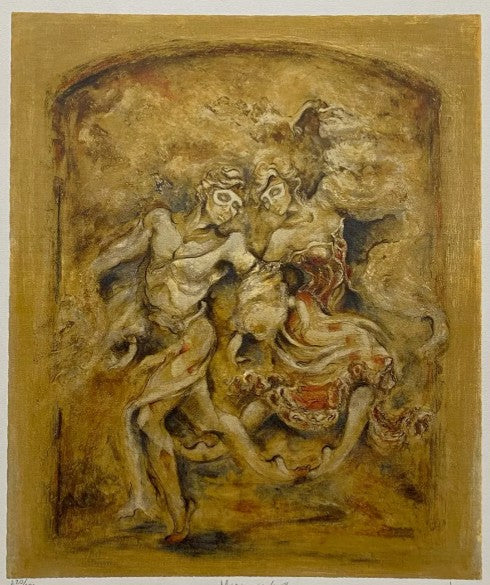 masquerade ii print by artist joy kirton smith